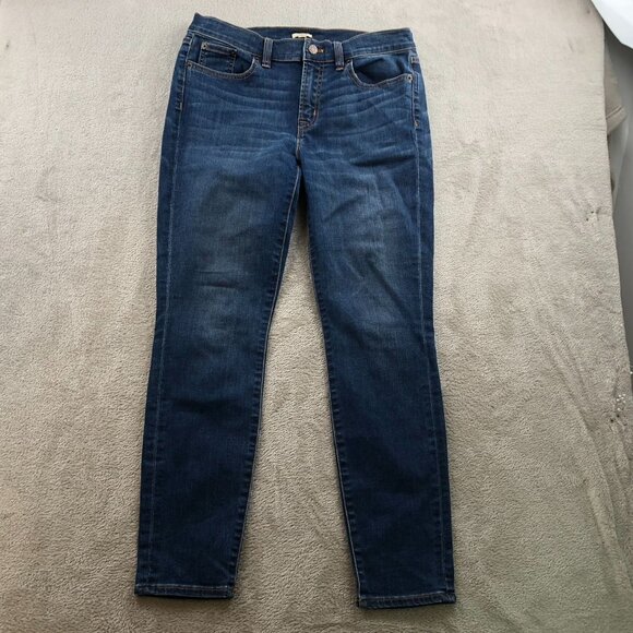 J.Crew Womens Jeans Size 29/28 Stretch Skinny Blue Denim Ankle Blue Casual - Picture 13 of 14